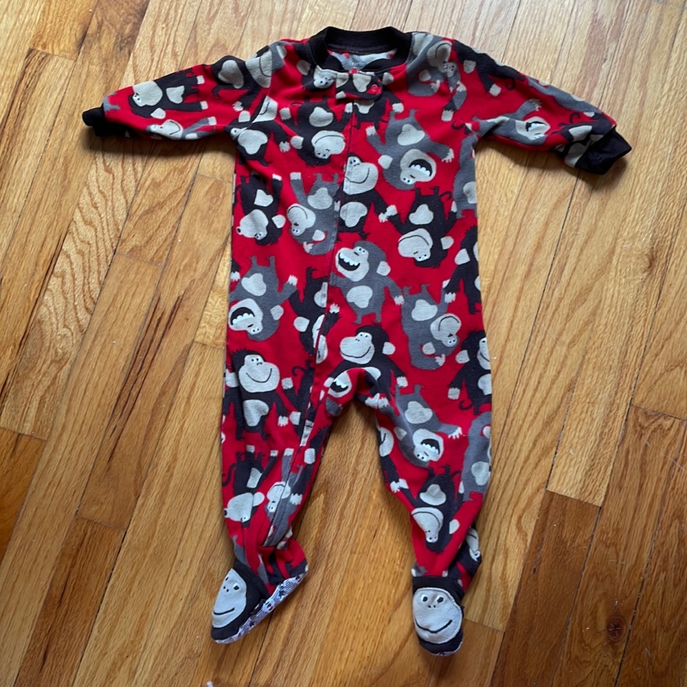 Carters 12 months onesie pjs